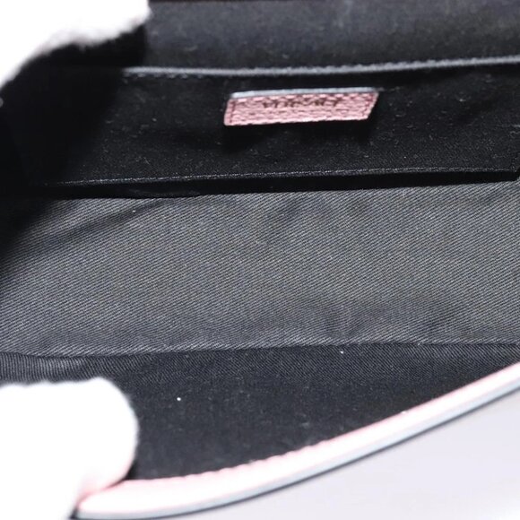 VERSACE Shoulder Bag Leather Pink Gold Auth 114697V - Picture 12 of 16